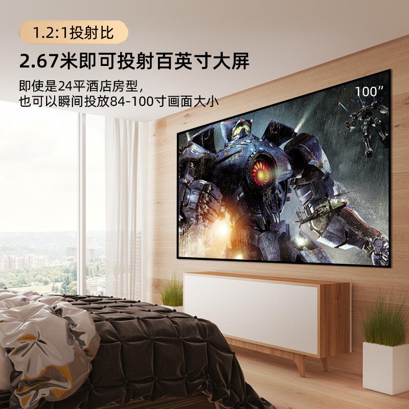 家庭影院T9S微型DLP智能投影仪 办公会L议家用高清迷你投影机工厂