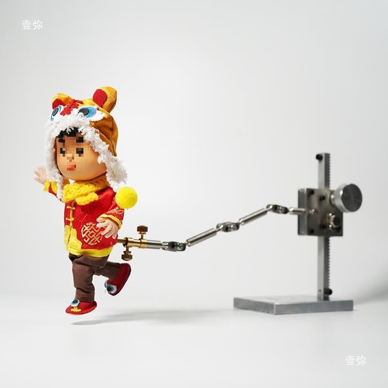 定格工场/定格动画拍摄支架 万向支架升降款N人偶固定器臂长25厘