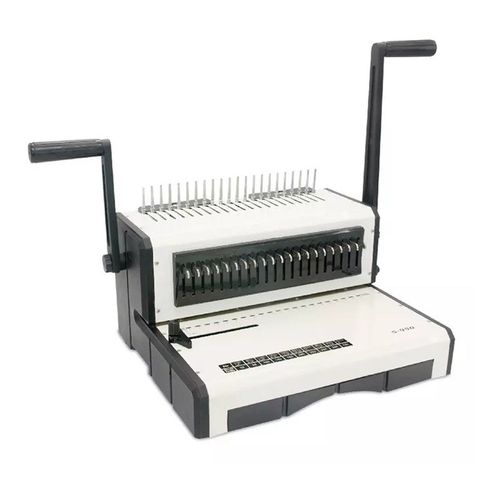 950全抽刀塑圈装订机活页画册台历文本打孔装订机手Y动打孔装订机