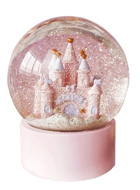 朝暮水晶球城堡玻璃摆件创意浪漫新E婚纪念日节日女生闺蜜生日礼