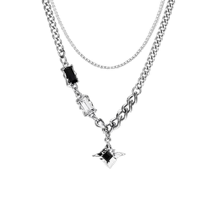 儿童项链男孩男童街舞走秀搭配装饰不掉色嘻哈小孩链子配饰潮流酷