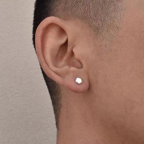 耳夹无耳洞吸铁石男几何形磁铁