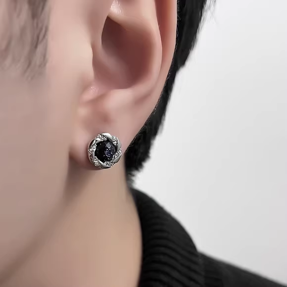 轻奢高级感耳钉男潮ins冷淡风