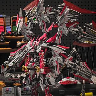 万代适用高达模型红龙异端强袭自由独角兽红异端菲尼克斯机甲拼装