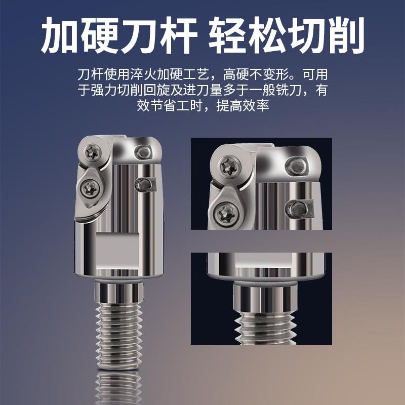 锁牙式铣刀头 锁牙头300R 4s00R T2139 ASR EMR BNM 抗震螺纹刀头