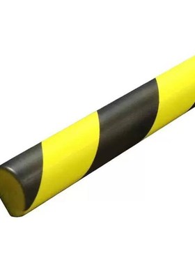 YUETONG/月桐D型防q撞条警示条YT-FD11003.53cm黄黑色聚氨酯