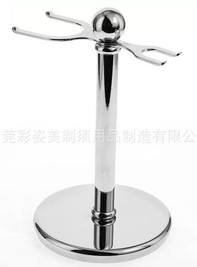 老式手动剃须刮i胡刀獾毛泡沫胡刷金属支架男士修面护理黑色套装