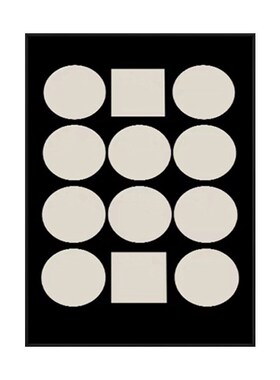 抽象小众黑白装饰画样板房组合iAns风挂画简约客厅沙发背景墙壁画