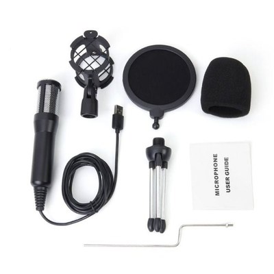 Usb aMicrophone Series Wired Condenser Microphone With Stand