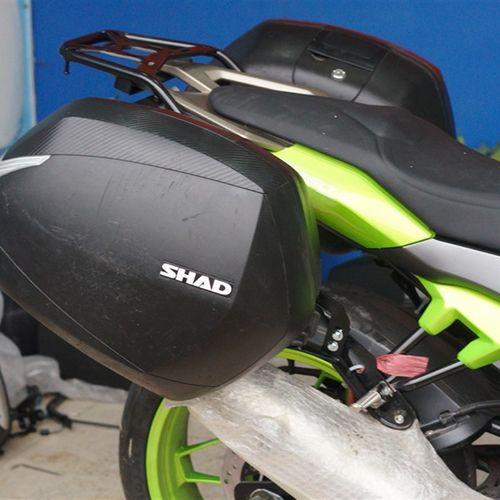 适用于升仕幽灵ZT250摩托车夏德边箱侧箱快拆支架后W备箱改装配件