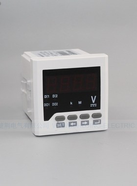 CJ-DV61-2O 直流电压表 带上下限报警 0-1N00V电压表 其他量程也