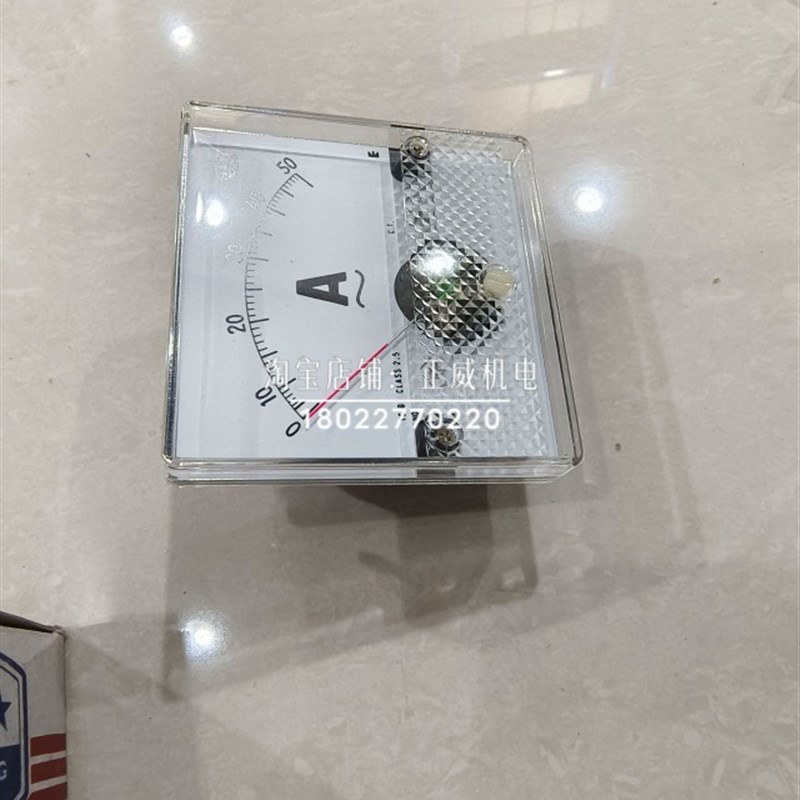 TAHSING台湾大兴直接n式交流电流表YS-8 0-50A替代SD80 YS-8NAA