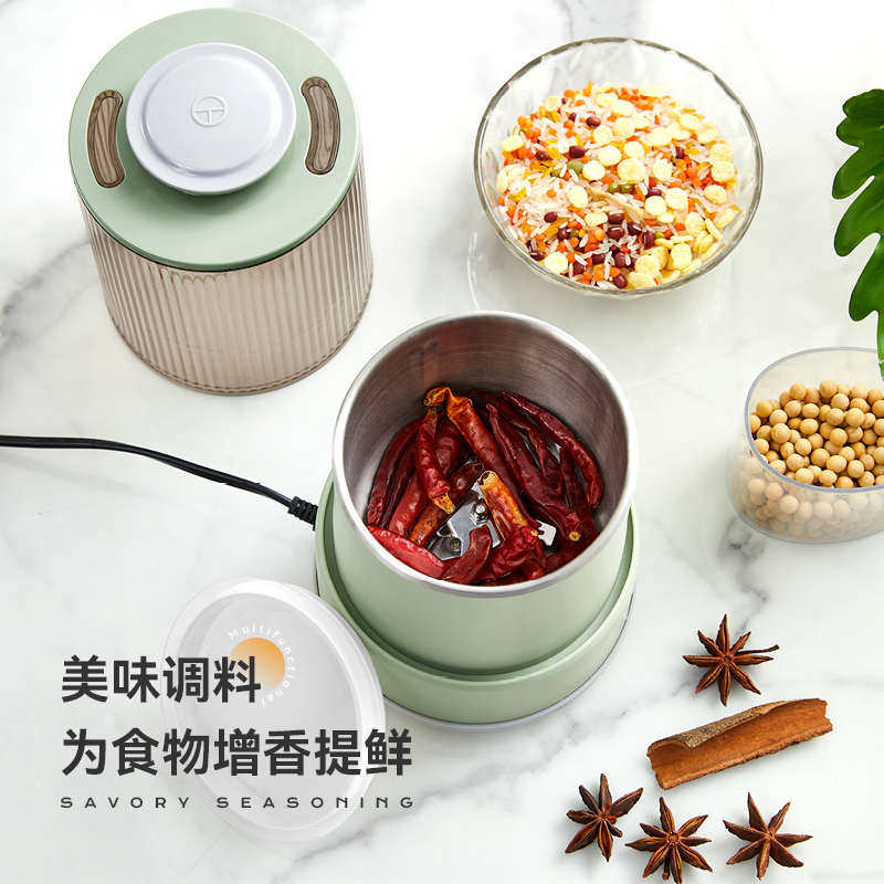 磨粉机超细家用研磨机多q功能料理机小型电动打粉机五谷杂粮粉碎,厨房电器,磨粉机/药材研磨机,淘宝优惠券,粉丝福利购,淘宝优惠卷