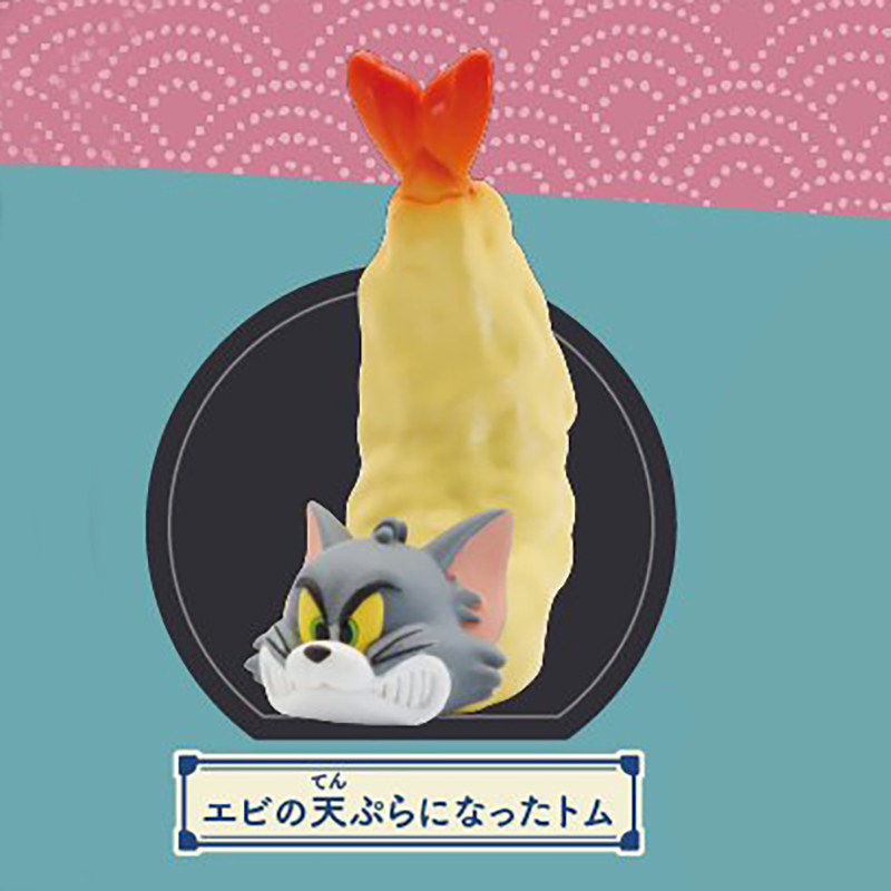 【入魂】预售扭蛋猫和老鼠寿司造型 汤姆杰瑞泰菲摆件
