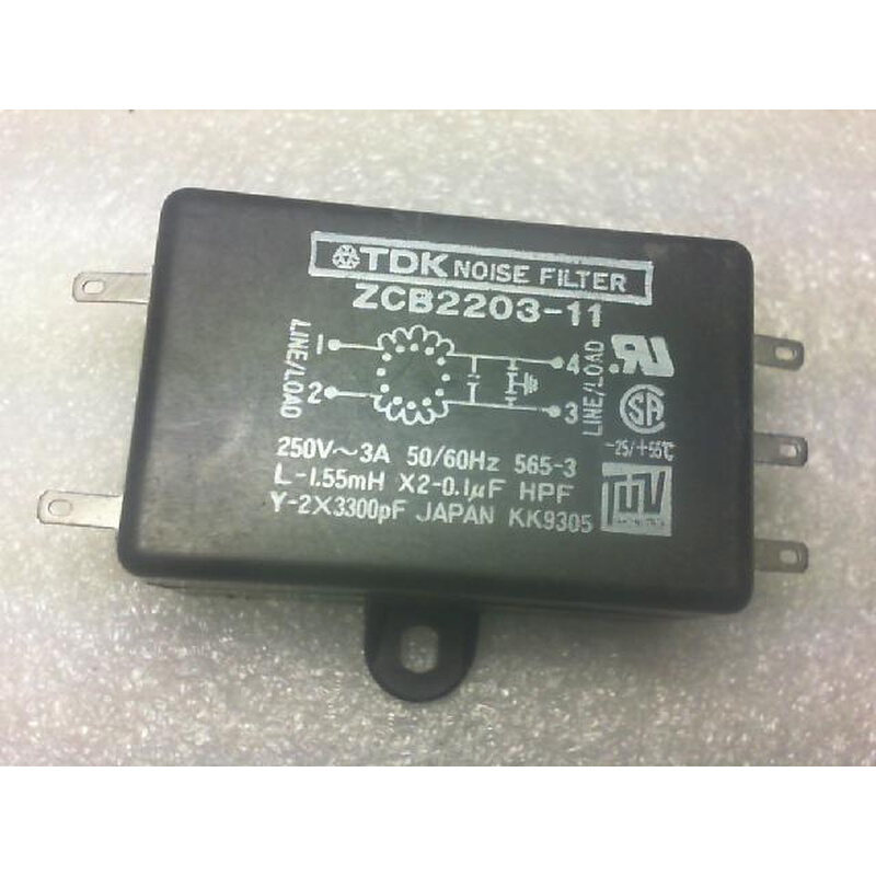 日本TDK变压滤波器ZCB2203-11   250VAC/3A/50/60HZ 电子元器件市场 滤波器 原图主图