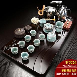 茶海客厅 全自动一体轻奢茶盘茶台简约家用办公室整套功夫茶具套装