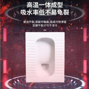 水箱整套防臭卫生间厕所蹲厕便池 广东高温陶瓷家用蹲便器蹲坑式