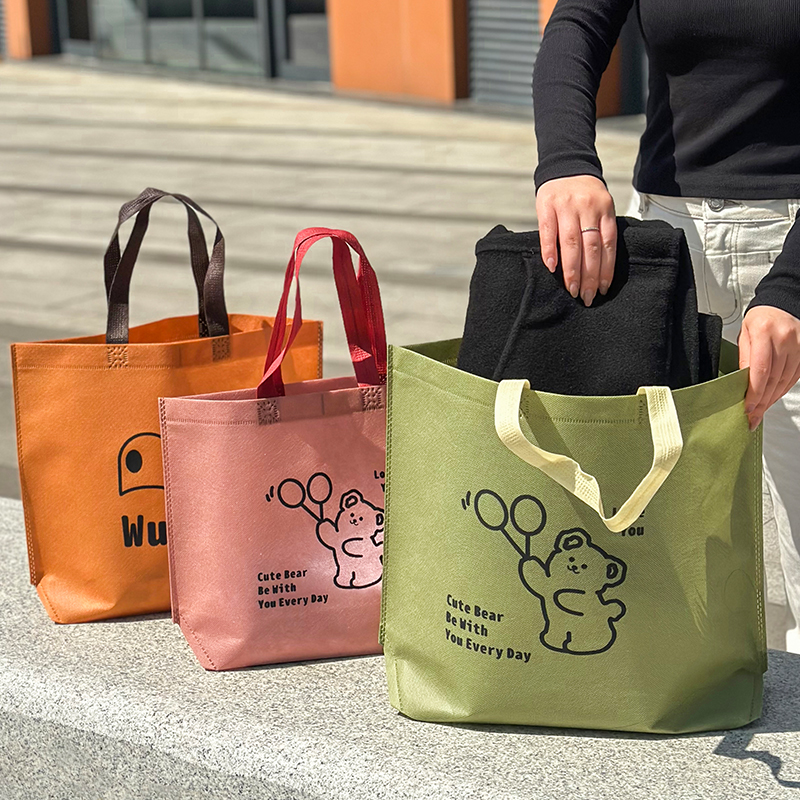 大容量服装店无纺布手提袋定制