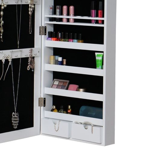 多功能穿衣镜全身镜落地高清邮购镜子家用镜饰收U纳首饰柜试衣镜