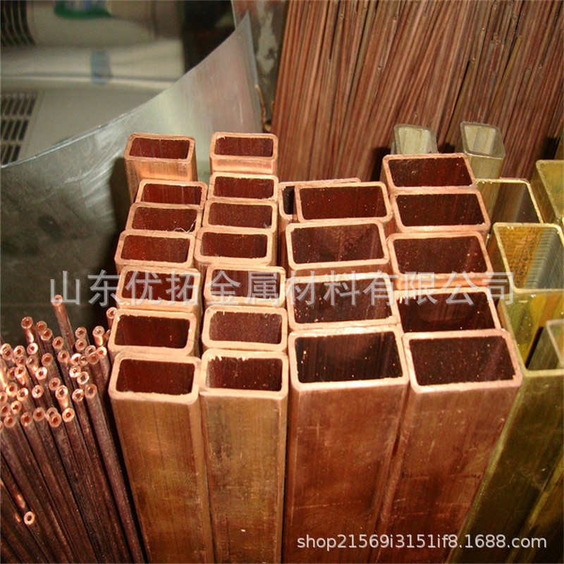 方形铜管a T2 方铜管10*10方紫铜管 8*8紫铜方管