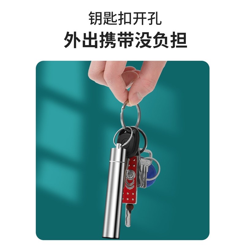 不锈钢牙签盒2024新款随身携带钛H合金牙勾针牙缝口腔清洁剔牙