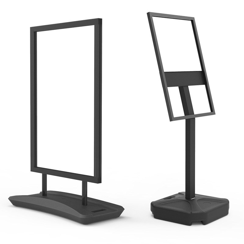 直营户外防风广告牌展示牌注水立牌海报架立Q式落地式水牌宣传