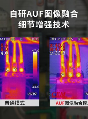 CEM华盛昌红外热像仪nDT874Z电力线缆暖通测温仪T09F夜视仪DT986H