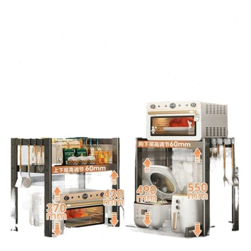 厨房架子置物f架微波炉抽屉式台面双层大容量烤箱抽拉架加支架,厨房/烹饪用具,微波炉置物架,淘宝优惠券,粉丝福利购,淘宝优惠卷