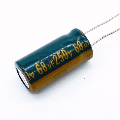 30pcs/lot 250v 68uf high frequency Flow impedance 13*25 20%