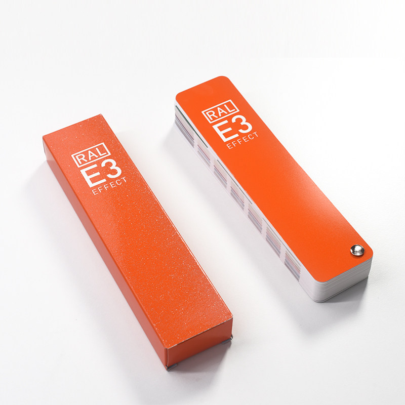 新版RAL劳尔色卡E3实色/金属色 70种闪光金属色4V20种水性纯色