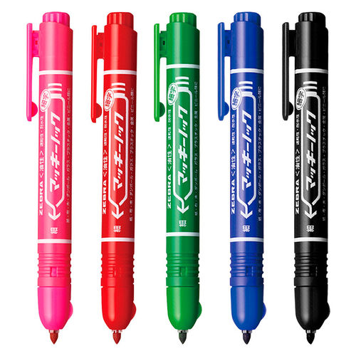 日本Zebra斑马牌记号笔单头按动记号笔P-YYSS6斑马按动大头笔马克笔防水笔速干签到笔快递箱头笔官方旗舰店