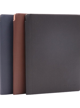 欧标（MATE-IST）办公记事本 笔记本子25K 112页 80G商务皮面本 A0867