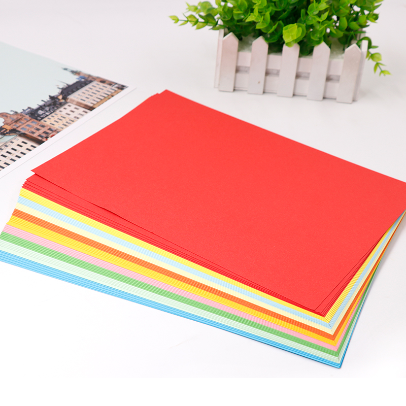 欧标(MATE-IST) A4彩色卡纸厚硬 180g儿童手工折纸彩纸 美术纸封面纸A0215 欧菲斯官方旗舰店