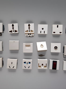 稳不落全系列开关插座功能件R4T R16A TE4NTS R5A R7 SIC RGF TV3