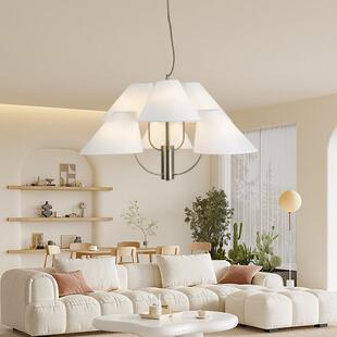 美式简约布艺led吊灯铁艺餐厅客厅主灯卧室书房壁灯民宿走廊