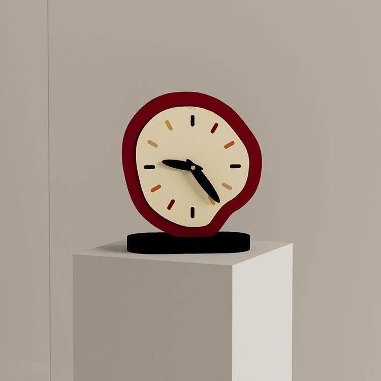 客厅小时钟表摆台式学生儿童简约迷你创意感网红桌面装饰摆件,纺织面料/辅料/配套,纺织机械配件,淘宝优惠券,粉丝福利购,淘宝优惠卷