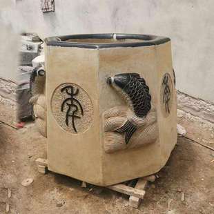 仿古青石井口井盖石雕井口井圈汉白玉井口石雕井圈石雕