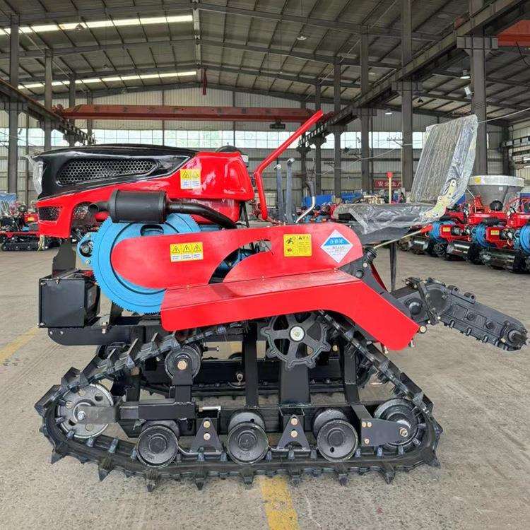 25马力农用旋耕机履带式微耕机水旱两用一机多用效果好