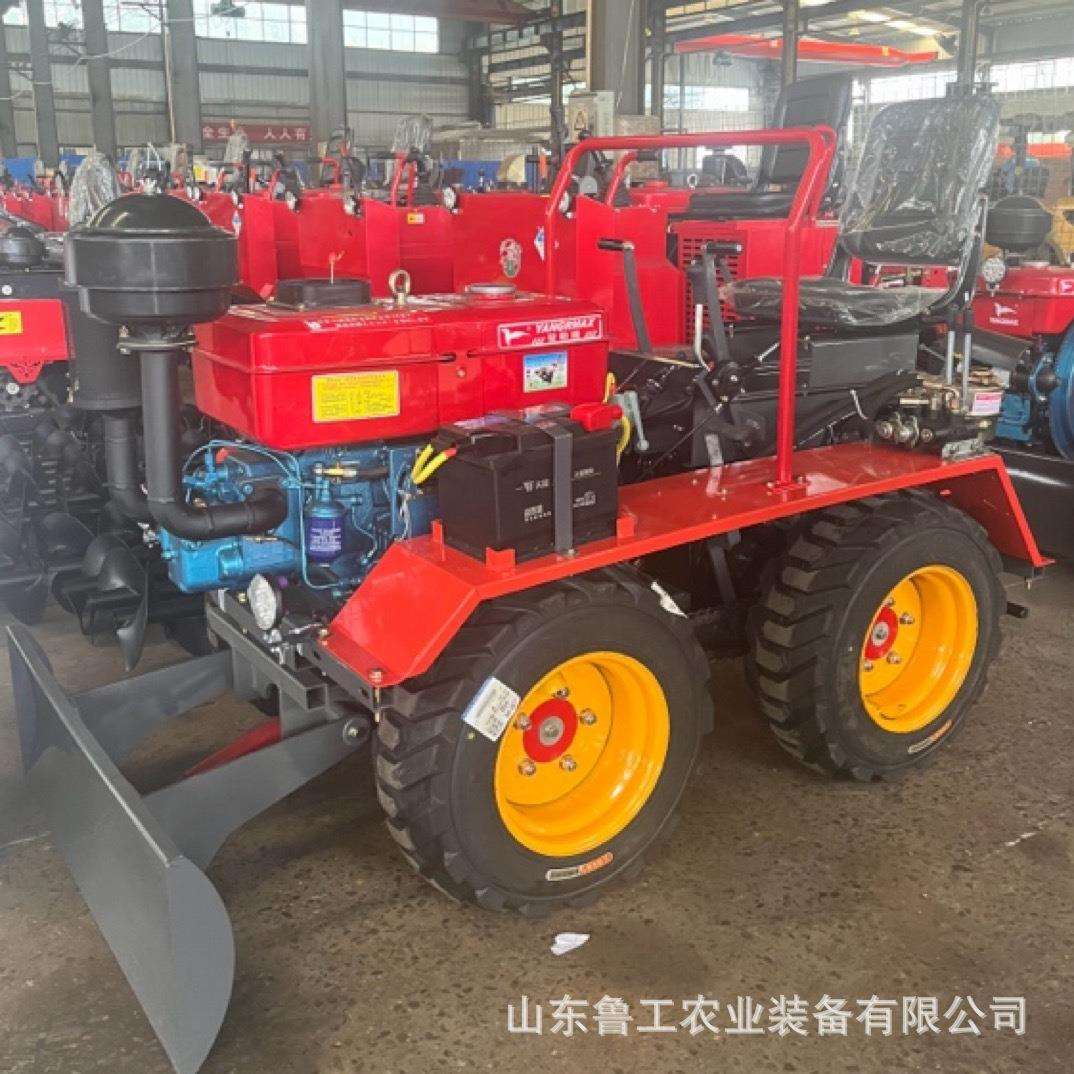 新款四驱微耕机水旱两用履带式旋耕机开沟机多功能耕地机四轮微耕