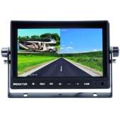 带刻录7寸AHD1080P960P720P高清车载显示器 2路分割视频输入
