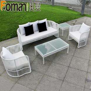 户外休闲沙发组合花园露台藤椅庭院阳台双人沙发藤编露天仿藤沙发