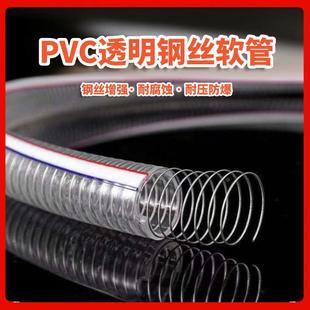 现代牌时代牌PVC透明钢丝管内径50mm/110mm-80kg软管耐压