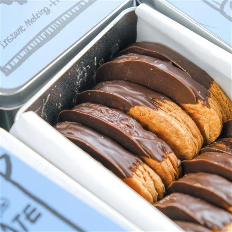 宿咕的铁皮盒海盐生巧酥片