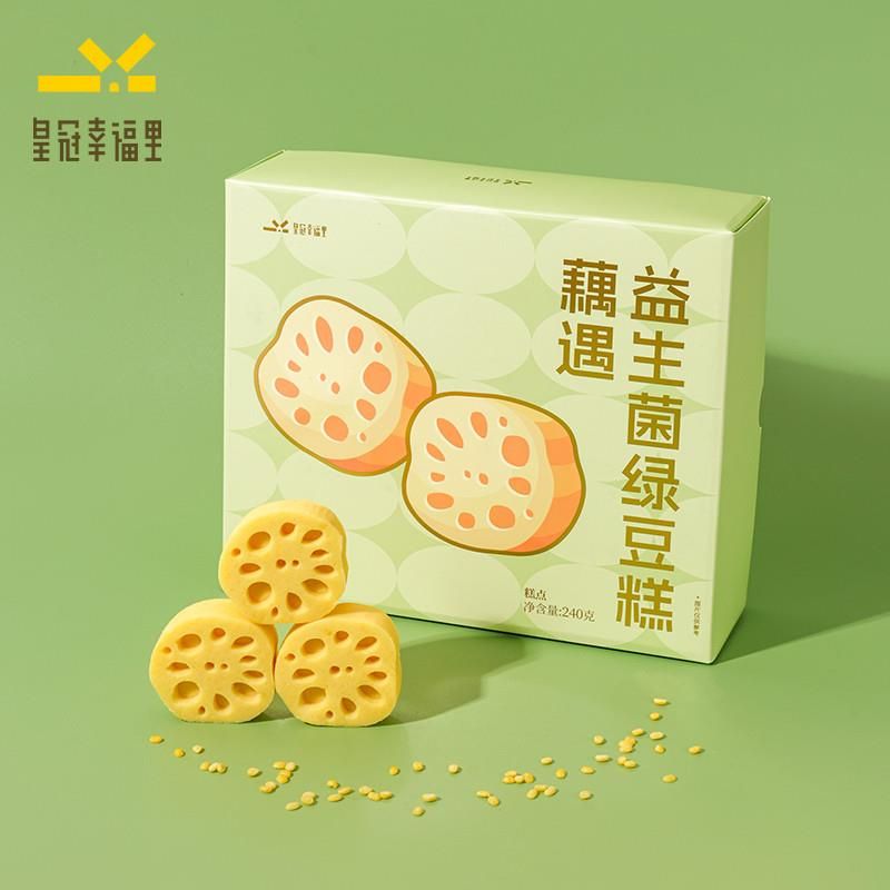 藕遇益生菌绿豆糕武汉特产伴手礼休闲办公室零食网红