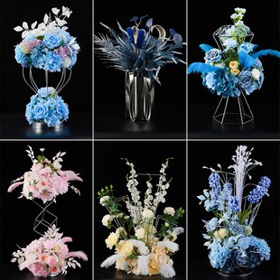 新酒吧KTV桌h面摆花包厢桌花摆件酒店宴会厅装饰台花假花仿真花摆