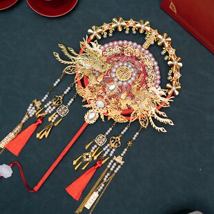 新十里红妆3d拼图全套金属v凤冠苗冠霞帔团扇结婚礼物diy手工自制