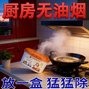 欧洲油烟自研神器吸附室内厨房除味全自动吸油油污清洁剂