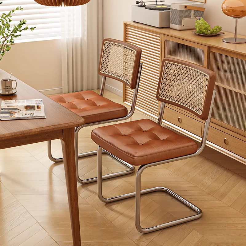 北欧餐椅家用民宿中古风设计师藤编椅子ins网红咖啡厅靠背休闲椅,商业/办公家具,商用餐椅,淘宝优惠券,粉丝福利购,淘宝优惠卷