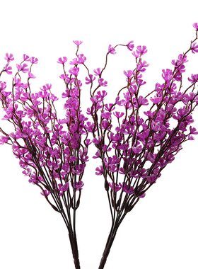 极速Pink Silk Artifipcial Flowers Plum Cherry Blossoms Bouqu