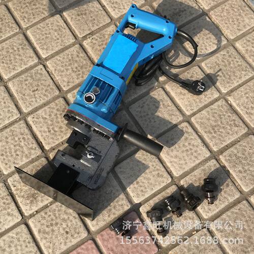 极速20小型电动液压冲孔机x 槽钢光伏支架钻孔器 角铁角钢打孔